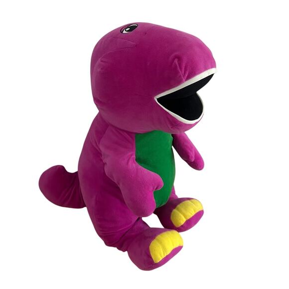 Barney Fisher Price 26" Speak N Sing Large Talking Singing Plush Sings - Picture 1 of 7